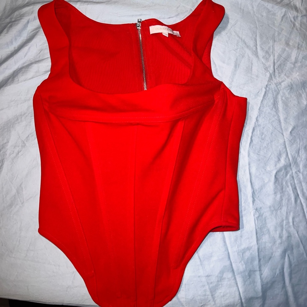 Red Corset Top